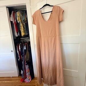 PACT Sustainable Cotton Casual Striped Maxi Dress xxl